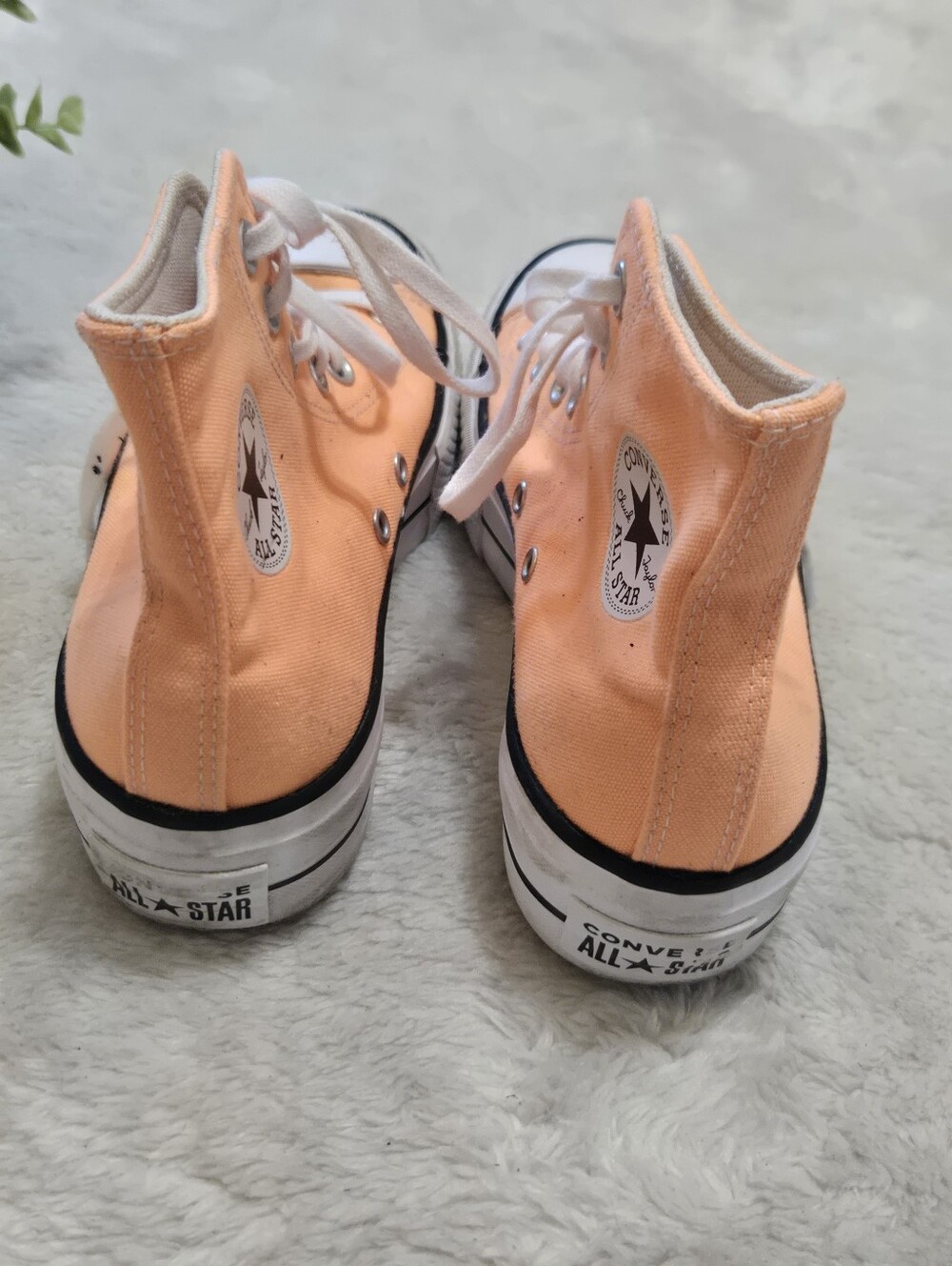Converse Chuck Taylor All Star Orange Lift Platform Classic Sneakers, Women's 6 - Picture 9 of 9